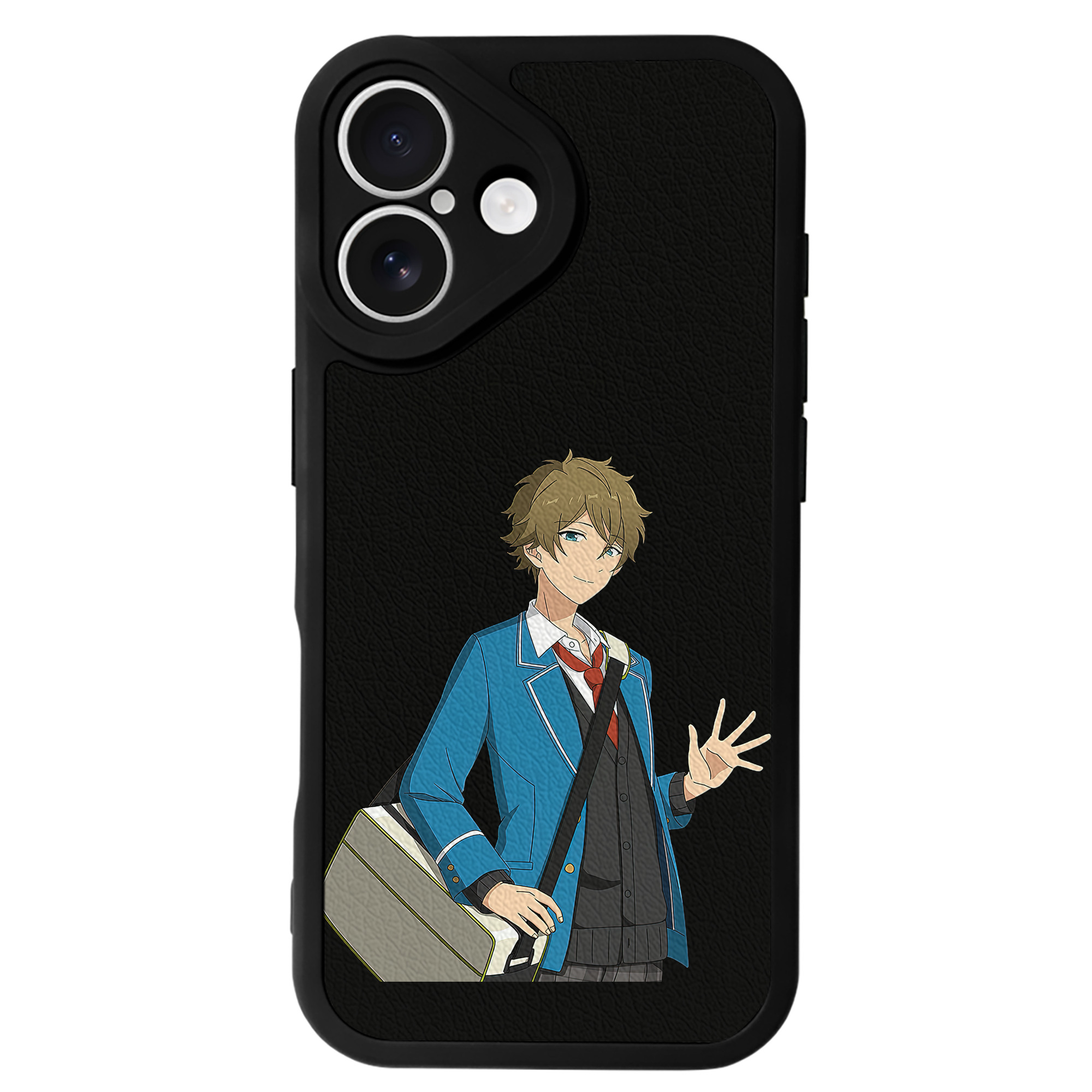 （画像用） あんさんぶるスターズ! Ensemble Stars 【iPhone 16シリーズ対応】シリコンスマホケース（レザー調） 材質：シリコン